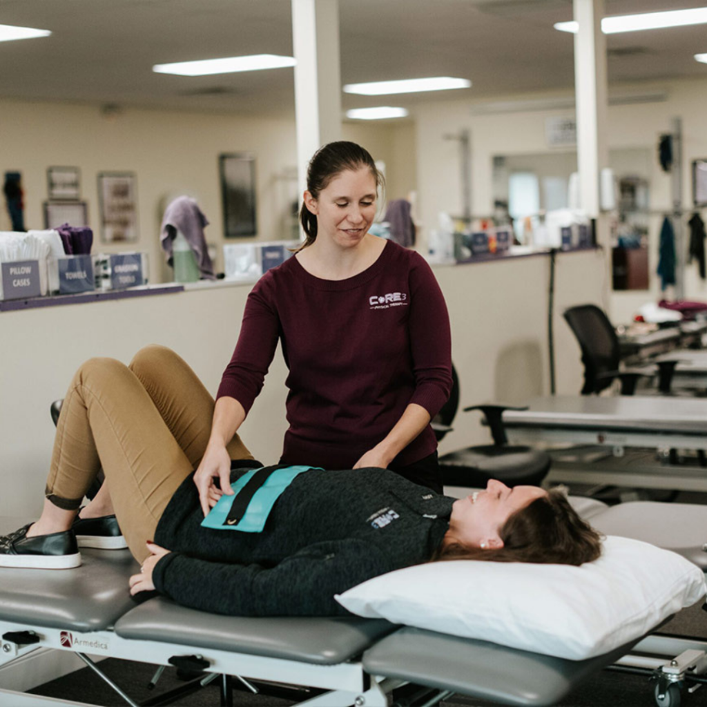 Pelvic floor therapy for urinary incontinence